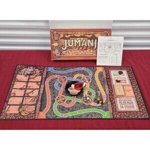 JUMANJI The Game 1995 Milton Bradley Complete Board Game Vintage